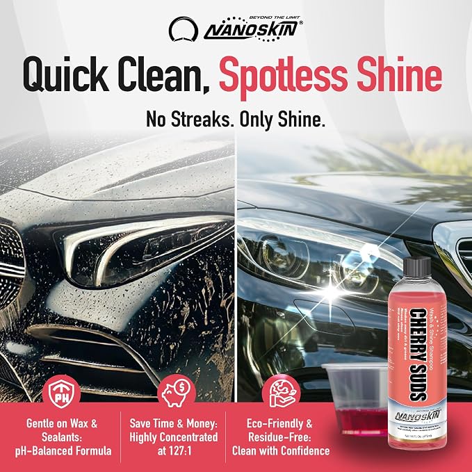 Nanoskin CHERRY SUDS Foaming Car Wash Concentrated Shampoo 5 Gallons - Image 5