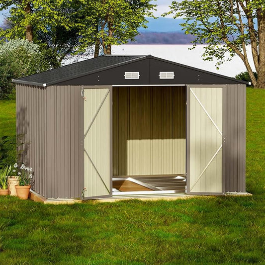 Patiowell 10 x 8 FT Outdoor Storage Shed by Patiowell