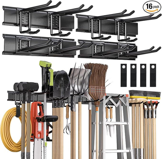 Garden Tool Organizer Wall Mount, 64 inches Tool Storage Rack by NacialPromise-Consumersfirstalways