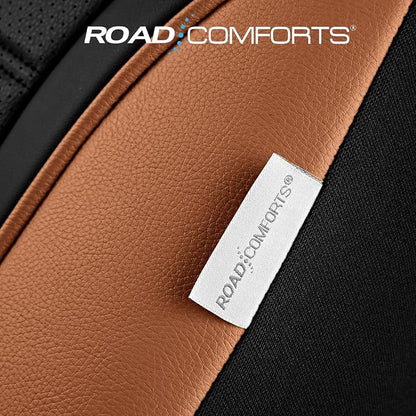Road Comforts Leather Seat Covers, Breathable Car Seat Covers Front Seat - Image 5