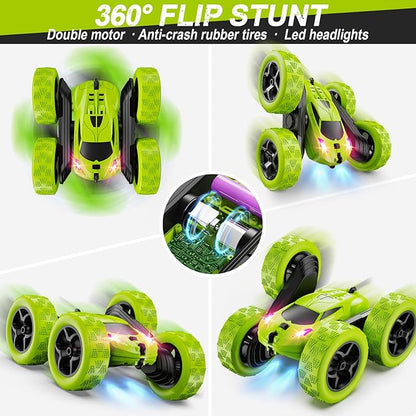 Remote Control Car for Kids Ages 6+, RC Cars Stunt Car Toy 4WD Double Sided - Image 4