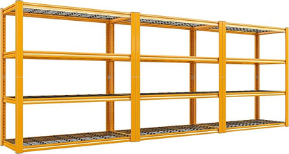 REIBII 40" W Garage Shelving Heavy Duty Metal Shelving 2200LBS Storage Shelves by REIBII