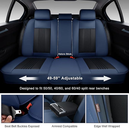Car Seat Covers Full Set, Front and Rear Seat Covers - Image 7