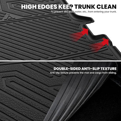 LASFIT Trunk & Backrest Mat for Ford Explorer 2015-2019, Custom Fit All Weather - Image 5