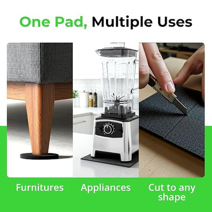 XCEL Anti Vibration Pads Furniture Pads Self Stick Versatile Adhesive Foam - Image 3