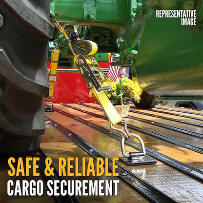 US Cargo Control 2 Inch Wide x 18 Foot Long Heavy Duty Ratchet Strap - Image 7