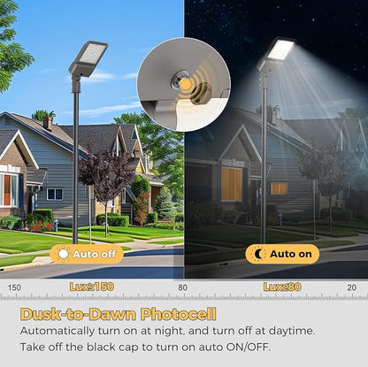 180W LED Parking lot Lights Commercial Oudoor Lighting Shoebox Light - Image 3