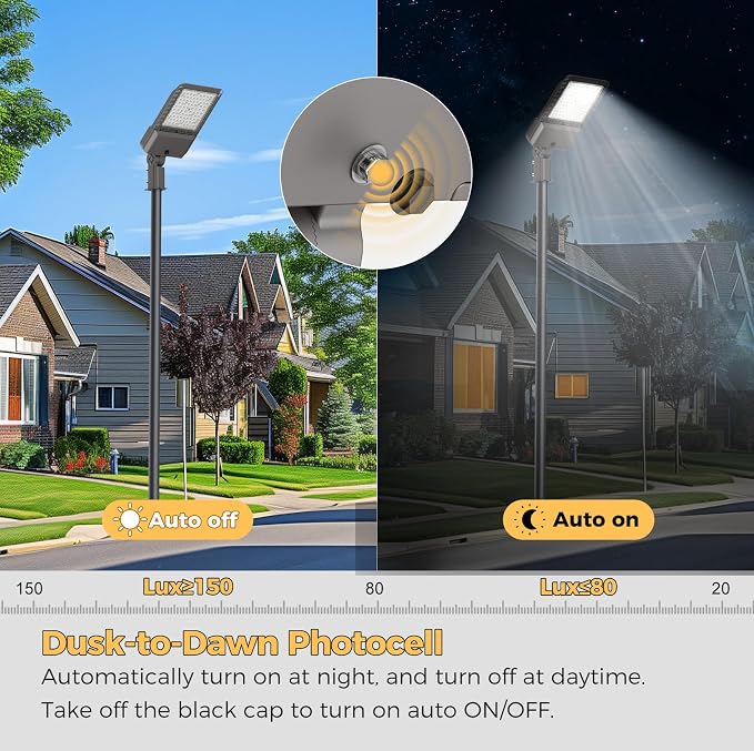 180W LED Parking lot Light Commercial Oudoor Lighting Shoebox Light - Image 3
