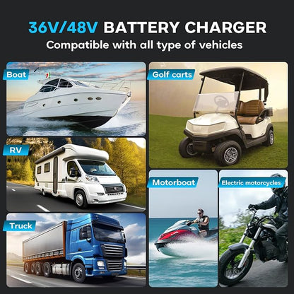 Golf cart Battery Charger, 48V 13A and 36V 18A Trickle Battery Charger - Image 3