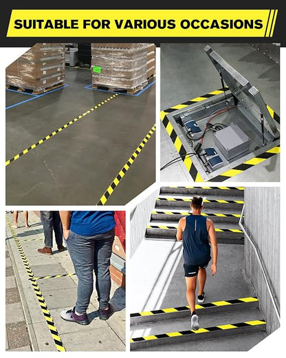 Floor Marking Tape, 2 INx108FT Strong Adhesive Caution Tape, High Durability - Image 8