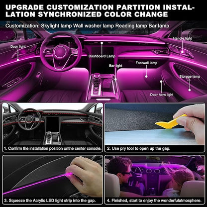 Acrylic Interior Car LED Strip Light - Image 7