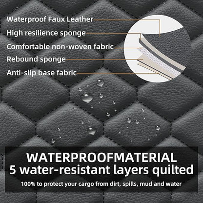 Elantrip Car Seat Cover Full Set Leather Car Seat Protector Universal fit - Image 3