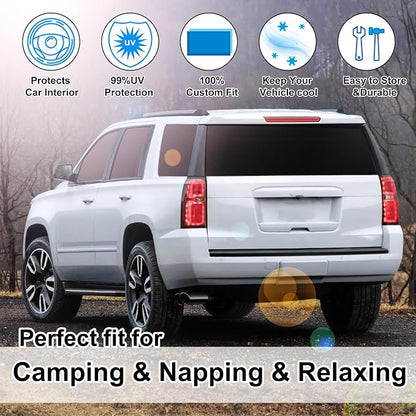 TINGLU Window Shades for Chevrolet Tahoe 2015-2020 Accessories Car Side Full - Image 6