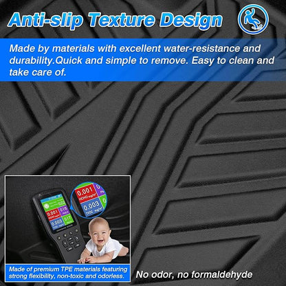 Cartist Floor Mats Fit for Ford Ranger 2024 2025 All Weather Floor Mat Ranger - Image 6