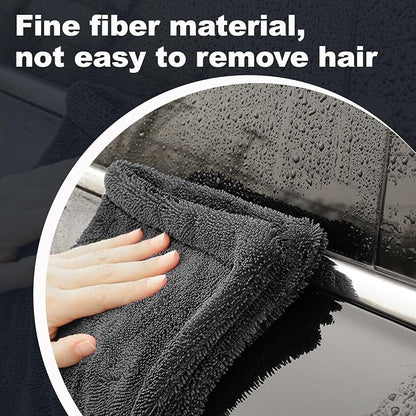 2-Pack Car Drying Towel, 1500 GSM Double Sided Microfiber Towels - Image 4