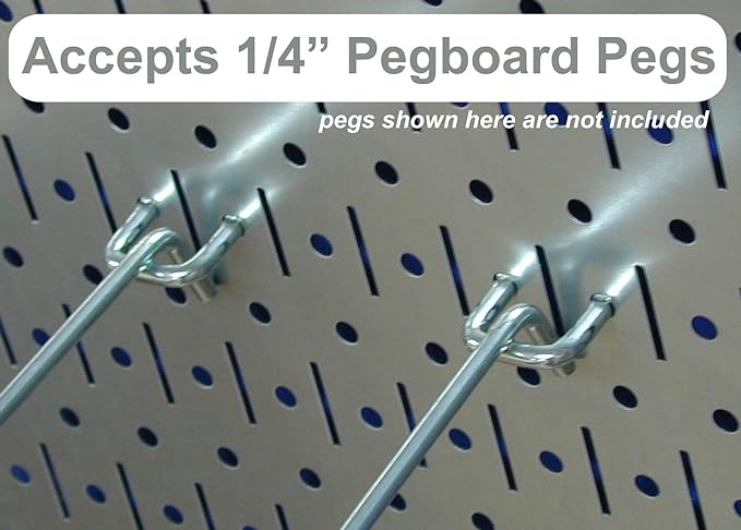 Wall Control Metal Pegboard Tool Organizer Kit and Wall Control 26 Piece Deluxe - Image 4