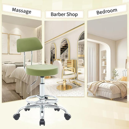Height Adjustable Stool 19.5’’-26.6’’, Rolling Chair - Image 6