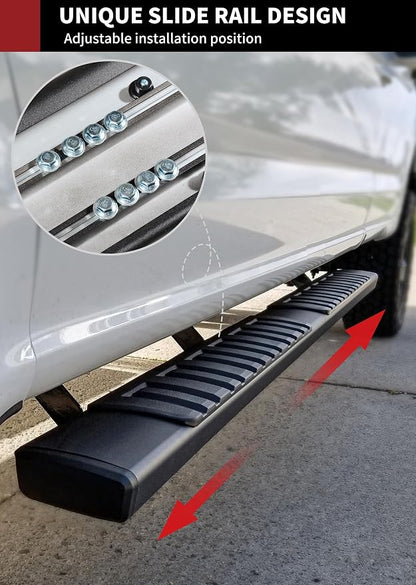 YITAMOTOR Running Boards 6 inches OE Style Aluminum Side Steps, Nerf Bars - Image 5