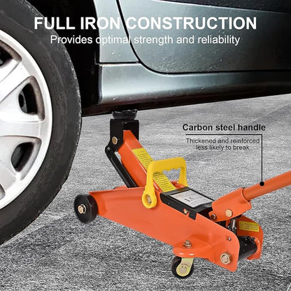 Hydraulic Floor Jack 1.5 Ton 3, 300Lbs Car Lift Portable Trolley Jack 360 Degree - Image 6