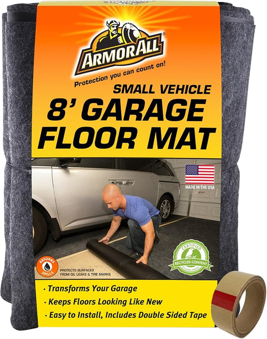 Armor All Premium Original Small Vehicle Garage Floor Mat, Protects Surfaces by ArmorAll