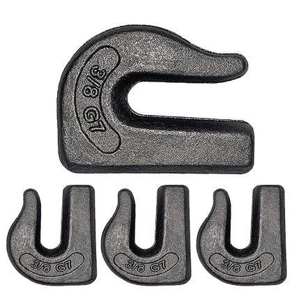 3/8 inch Weld On Grab Hooks, G70 Tractor Bucket Hooks Great by Yision