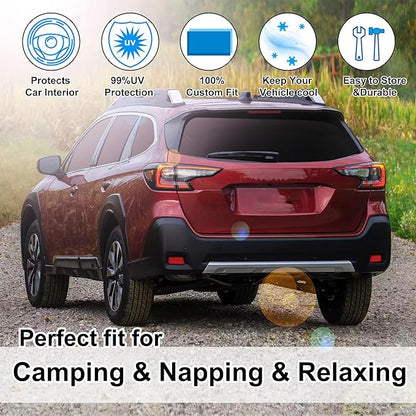 TINGLU Window Shades for Subaru Outback Wagon 2015-2019 Accessories Car Side - Image 6