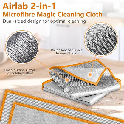 Glass Polishing Cloth Streak Free Miracle Microfiber Cleaning Cloth Lint Free - Image 4