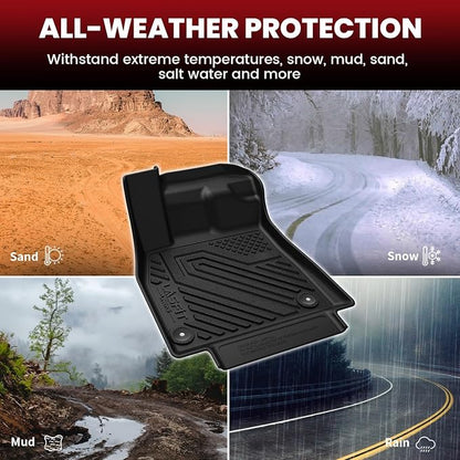 LASFIT Floor Mats & Cargo Mat for Audi Q5/SQ5 2018-2025, TPE All Weather - Image 7