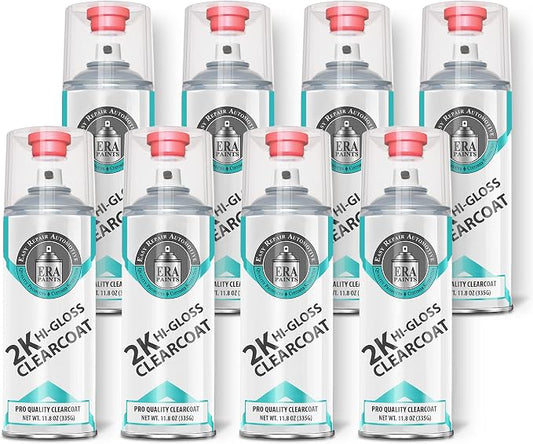 ERA Paints 2K High Gloss Automotive Clear Coat Spray/Aerosol Can – Professional by ERAPaints-AutomotiveTouchUpPaint