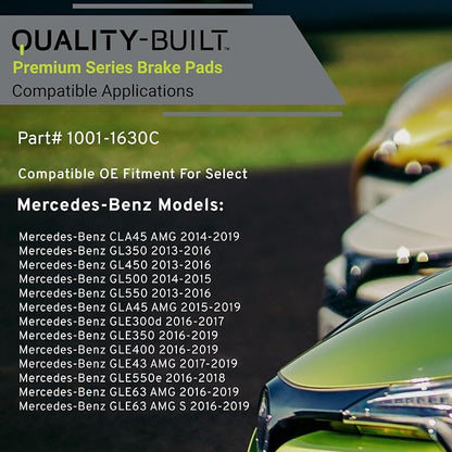 Premium Ceramic Rear Brake Pads Compatible - Image 3