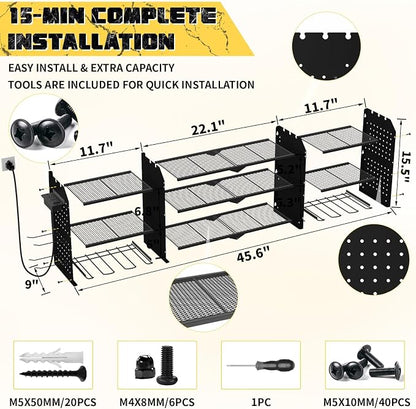 45" Large Power Tool Organizer Wall Mount - Image 3