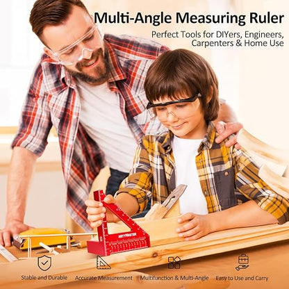 Mini 3D Multi-Angle Measuring Square Ruler, WT102C High Precision Hole Scribing - Image 2