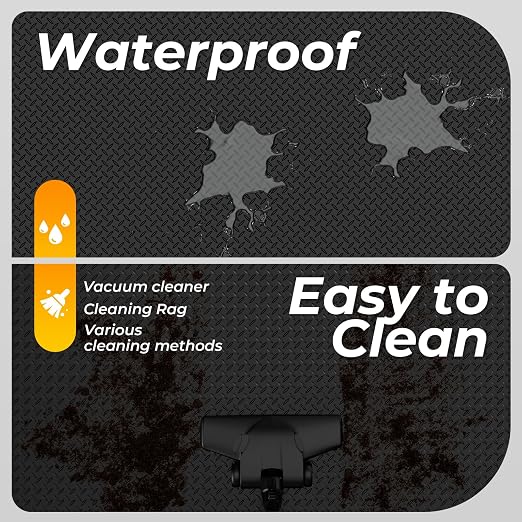 7.8 x 18 FT Garage Floor Mats for Under Car, 2.8mm Thickened Rubber Garage - Image 6
