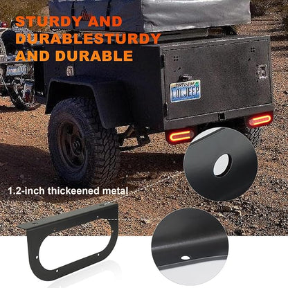 Agrieyes Trailer Lights with Bracket, Oval LED Trailer Lights with Sequential - Image 4
