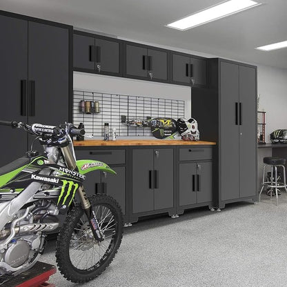 Torin Garage Cabinets Storage System, 9 Piece Included Steel Drawers Rolling - Image 2