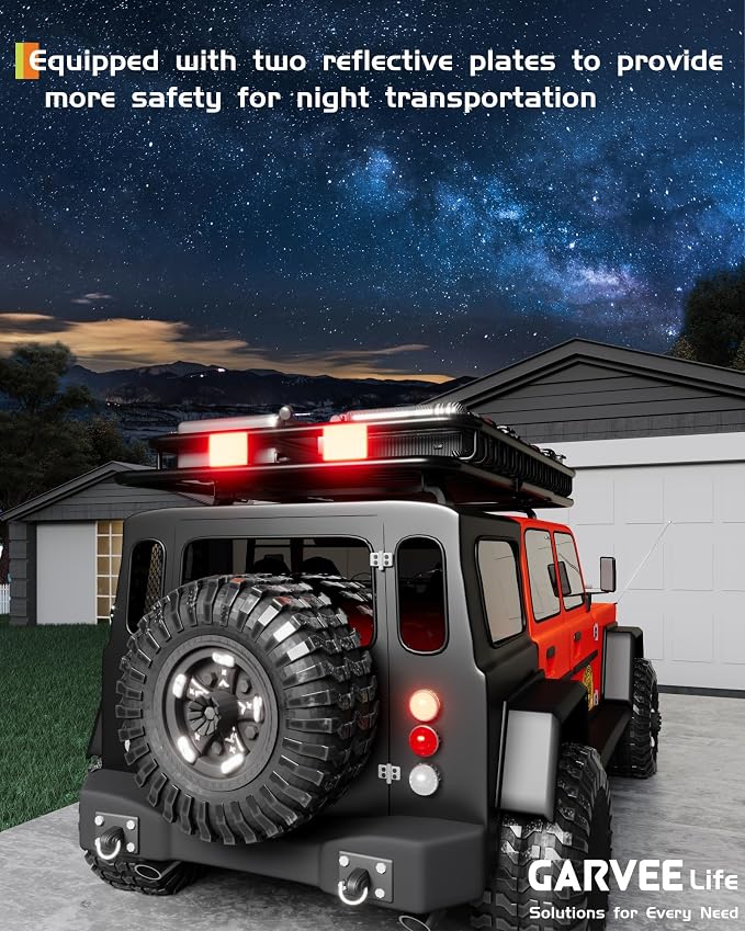 51" x 36" Universal Roof Rack Basket, 200 Lbs Capacity Rooftop Cargo Carrier - Image 8