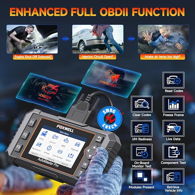 2025 FOXWELL NT614 Elite OBD2 Scanner - Image 4