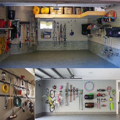 Wall Mount Utility Hooks Heavy Duty Steel Garage Storage Hanger Multi-Tools - Image 4