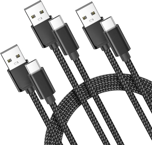 Basesailor USB Type C Charger Cable 3-Pack 3.3/6.6/10FT, Car Charging Cord by Basesailor