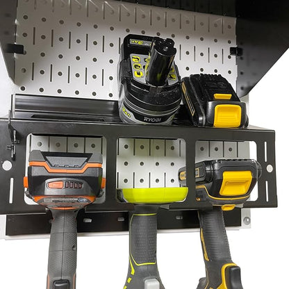 Wall Control Power Tool Storage Organizer Kit Cordless Drill Holder Charging - Image 7