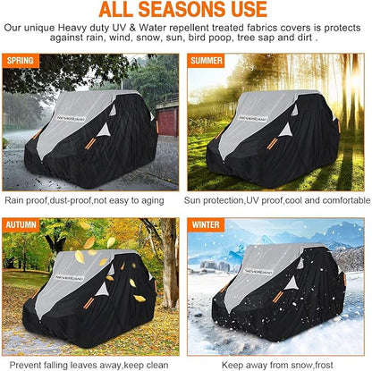 Neverland UTV Cover Waterproof 300D Heavy Duty 4-6 Seater 4 Door Side by Side - Image 8