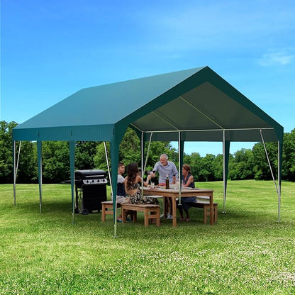 10x20ft Heavy Duty Carport Outdoor Car Canopy UV Resistant Waterproof Party - Image 5