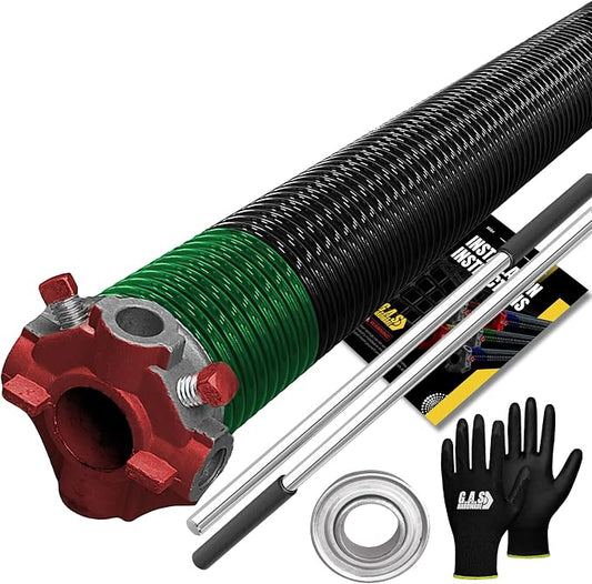 Garage Door Torsion Spring 243x1.75x33 Includes 1” Steel Bearing, Non-Slip by GASHardware