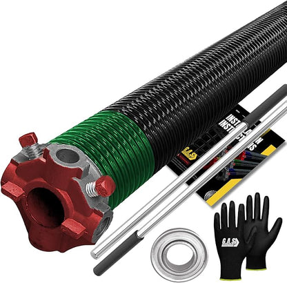 Garage Door Torsion Spring 243x1.75x36 Includes 1” Steel Bearing, Non-Slip by GASHardware