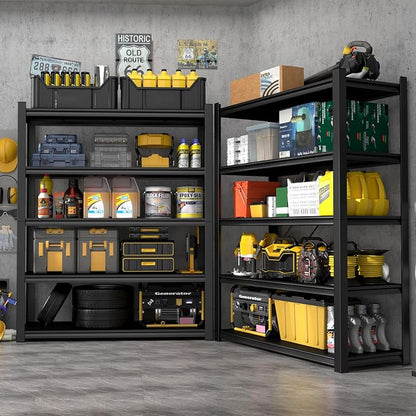 Heavy Duty Shelving, 5-Tier Metal Storage Shelves, Metal Shelves - Image 2