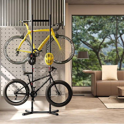 Urban Deco 2-4 Bike Storage Rack Garage Max154lbs, Freestanding Indoor Bike Rack - Image 6