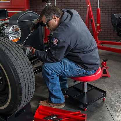 BIG RED TR6350 Torin Rolling Pneumatic Creeper Garage/Shop Seat: Padded - Image 2