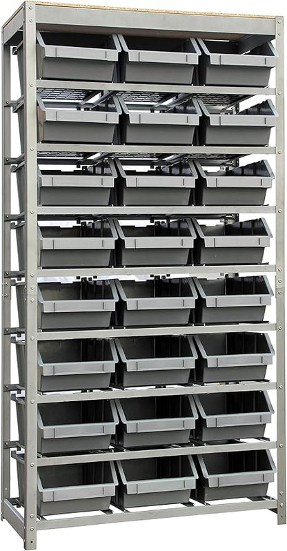 King's Rack Bin Rack Storage System Heavy Duty Steel Rack Organizer Shelving - Image 3