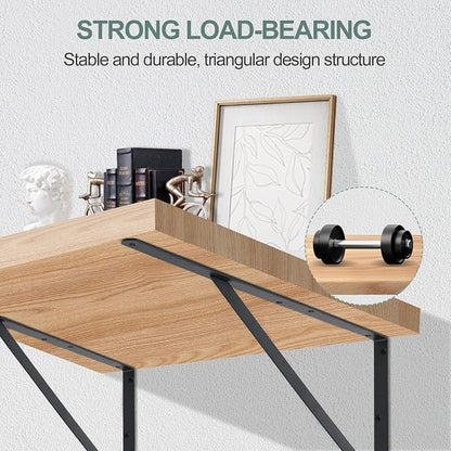 12 Pack L20 x H 12" Black Heavy Duty Shelf Brackets - Image 4