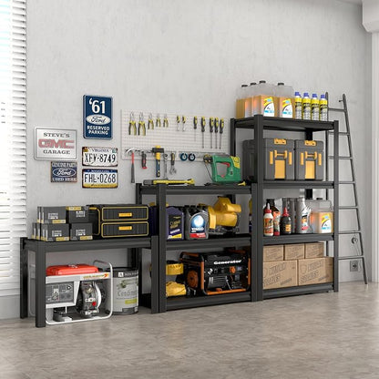 Storage Shelves, Small Shelves Unit and Storage, 4 Tier Metal Shelf - Image 4